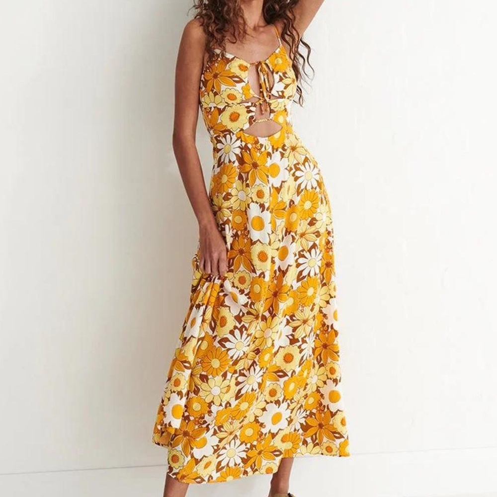 Ghanda Pia Maxi Dress Size Small